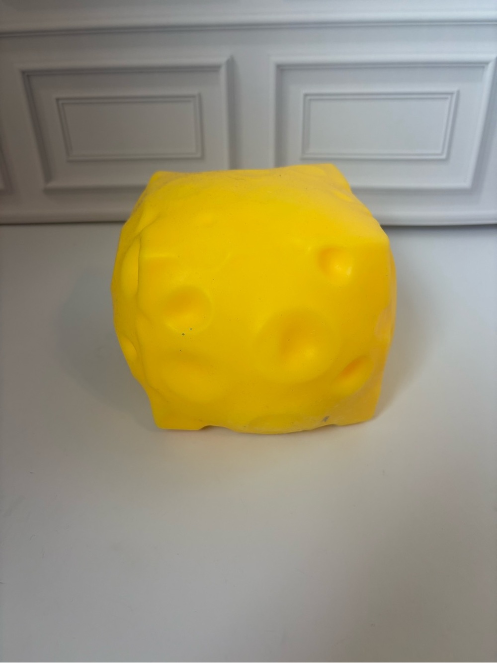 Viral Yellow Cheese Squishy Stress Ball Fidget Toy